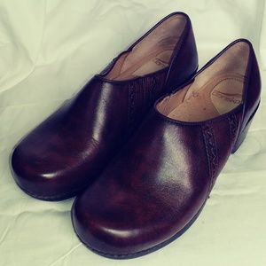 Brown Dansko clog